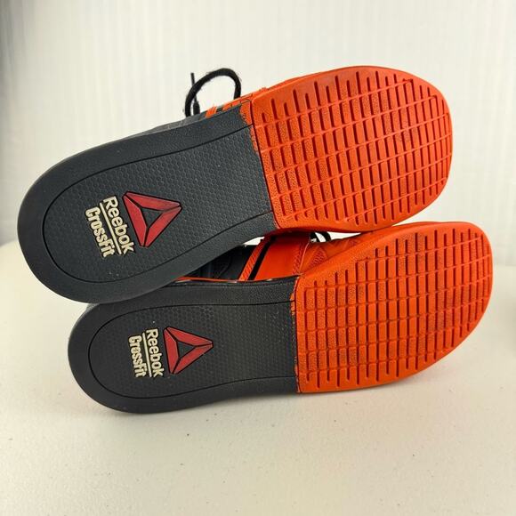 Reebok CrossFit Lifter 2.0 Orange/Black Athletic Gym Shoes Men’s Size 9 EUR 42 main image 5